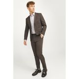Blazer - Effen - Licht Gevoerd - Slim Fit