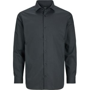 Overhemd - Darkest Spruce - Slim Fit - Knoopsluiting - Overhemdkraag