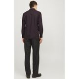 JACK & JONES Heren Jprblaparker Shirt L/S Noos shirt met lange mouwen, Winetasting/pasvorm: slim fit, L