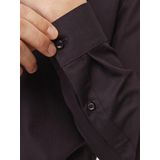 JACK & JONES Heren Jprblaparker Shirt L/S Noos shirt met lange mouwen, Winetasting/pasvorm: slim fit, L