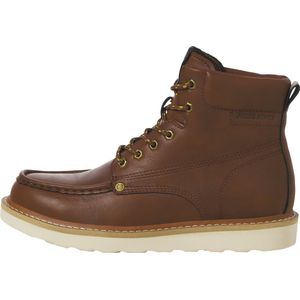 JACK & JONES - Jfwarchway Pu Moc Boot - Veterlaarzen - Cognac - Microvezel