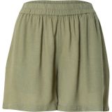 Pieces - Pcpia Mw Shorts - Korte Broek - Deep Lichen Green - 70% Viscose en 30% Linnen