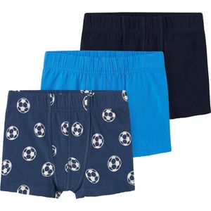 NAME IT NMMTIGHTS 3P DARK DENIM FOOTBALL NOOS Jongens Onderbroek - Maat 110