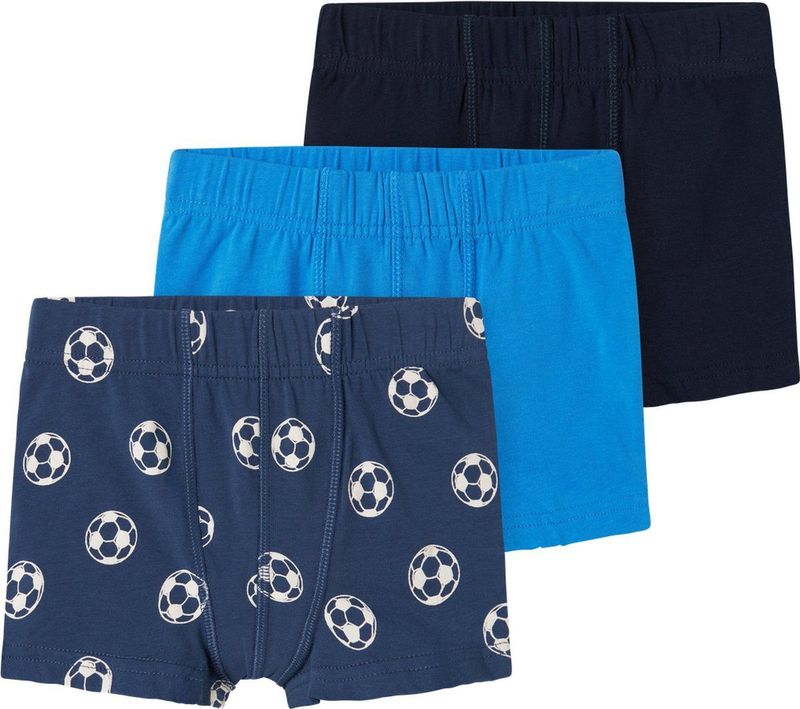 NAME IT Nmmtights 3p - Boxershorts - Donkerblauw - 3 Stuks