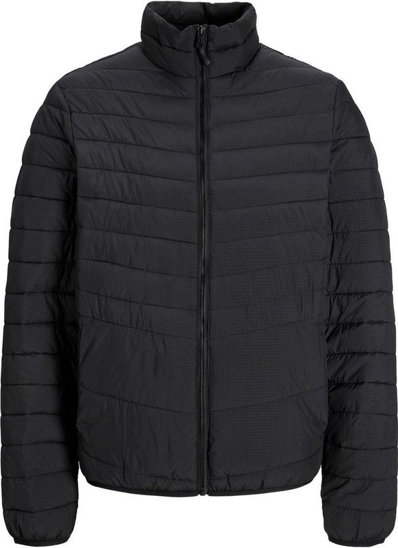 Kwaliteitsjack - Donsjack - Winddicht - Hoge Kraag - Kort - 100% Polyester