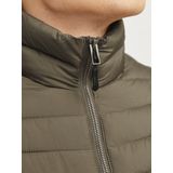 Pufferjas - Groen - 100% Polyester - Winddicht - Hoge Opstaande Kraag