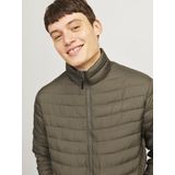 Pufferjas - Groen - 100% Polyester - Winddicht - Hoge Opstaande Kraag