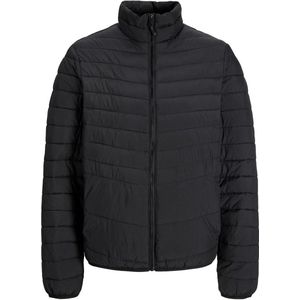 Jack & Jones Jjestate Noos Opvouwbare pofkraag, gewatteerde jas voor heren (1 stuk), zwart.