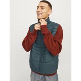 Puffer Gilet - Zwart - Gewatteerd - Mouwloos - Hoge Opstaande Kraag