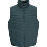 Puffer Gilet - Zwart - Gewatteerd - Mouwloos - Hoge Opstaande Kraag