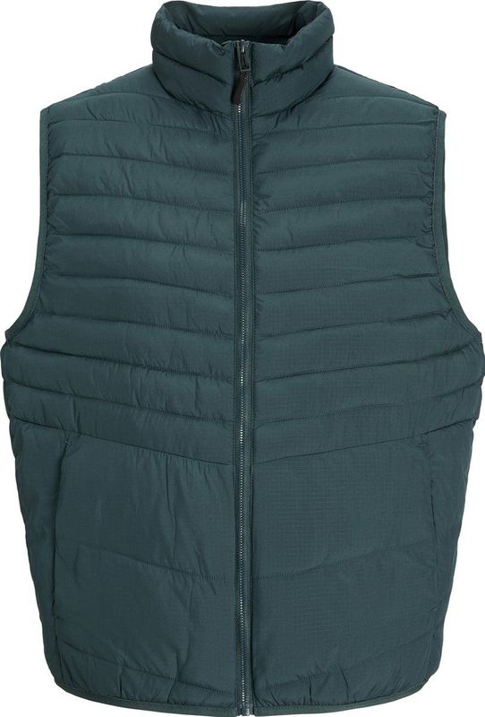 Puffer Gilet - Zwart - Gewatteerd - Mouwloos - Hoge Opstaande Kraag