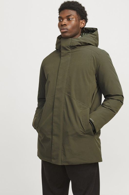 Jack & Jones - Parka - Groen - Waterafstotend - Afneembare Capuchon