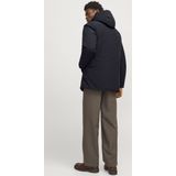 Parka - Groen - Polyester - Winddicht - Kap met Koordregulatie