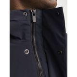 Parka - Groen - Polyester - Winddicht - Kap met Koordregulatie