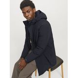 Parka - Groen - Polyester - Winddicht - Kap met Koordregulatie