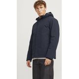 Winterjassen - Navy - 90% Polyester - Waterbestendig - Vaste Capuchon