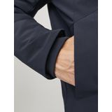 Winterjassen - Navy - 90% Polyester - Waterbestendig - Vaste Capuchon