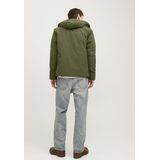 Jack - Donkergroen - 90% Polyester - Waterbestendig - Vaste Capuchon