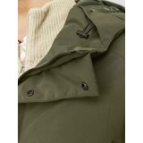 Jack - Donkergroen - 90% Polyester - Waterbestendig - Vaste Capuchon