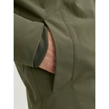 Jack - Donkergroen - 90% Polyester - Waterbestendig - Vaste Capuchon