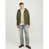 Jack - Donkergroen - 90% Polyester - Waterbestendig - Vaste Capuchon