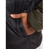 Jack & Jones - Sprint Puffer Hood - Heren Jas - Zwart - Polyester