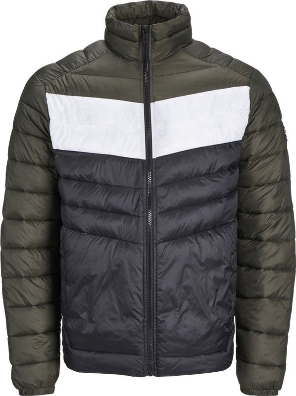 Jack & Jones - Sprint Puffer Hood - Heren Jas - Zwart - Polyester