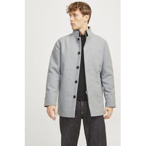 Jack & Jones - Wollen Jas - Heren - Gerecycled - Donkerblauw