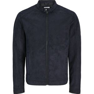 Jack & Jones - Dylan Clean - Leren Jas - Zwart - Polyester - Waterafstotend