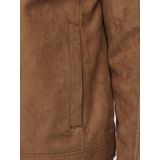 Jack & Jones - Dylan Clean - Leren Jas - Zwart - Polyurethaan - Waterafstotend