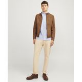 Jack & Jones - Dylan Clean - Leren Jas - Zwart - Polyurethaan - Waterafstotend