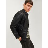 Jack & Jones - Richard - Leren Jas - Zwart - 100% Leer