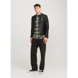 Jack & Jones - Richard - Leren Jas - Zwart - 100% Leer