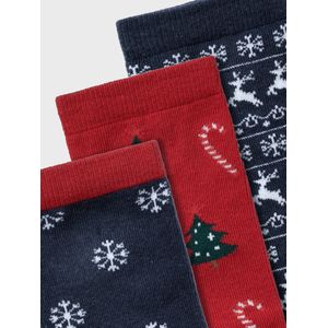 Huissokken - Jacquard - 3-Pack - Feestelijke Look