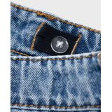 Jeans - High Waist Mom Fit - Met Ritssluiting - Aansluitende Bovenkant - Verstelbare Taille