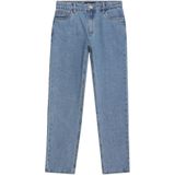 Jeans - High Waist Mom Fit - Met Ritssluiting - Aansluitende Bovenkant - Verstelbare Taille