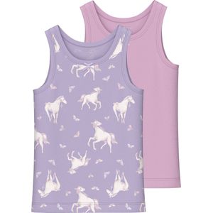 Name It Onderhemd - Noos - NmfTank Top - 2-pack - Pastel Lila - Name It - 1½ jaar (86) - Onderhemd