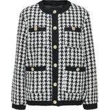 Onlflorance - Jas - Omkeerbaar - Lange Mouwen - Knoopsluiting - Kort