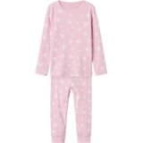 Pyjama's - Gestreept - Ribgebreide Stof - Lange Mouwen - Elastische Taille