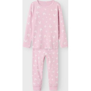 Pyjama's - Gestreept - Ribgebreide Stof - Lange Mouwen - Elastische Taille