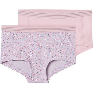 Name It Boxershorts NKFHIPSTER 2P PASTEL LILAC DOT NOOS (Packung, 2-St)