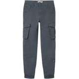 Name It - Bamgo Reg/r Twi Broek - Cargo Broek - Blauw - Katoen