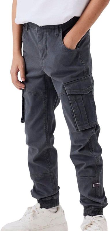 Name It - Bamgo Reg/r Twi Broek - Cargo Broek - Blauw - Katoen
