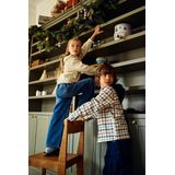 Jeans - Destroyed Effect - Hoge Taille - Regular Fit - Katoen/Polyester