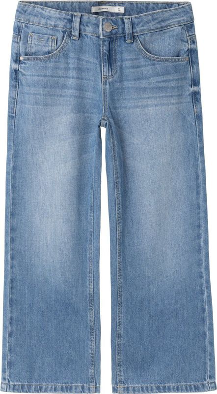 NAME IT KIDS - Wide Fit Jeans - Blauw - Denim