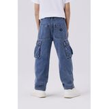 Name It - Ryan St - Spijkerbroek - Denim - Straight Fit - Verstelbare Taille