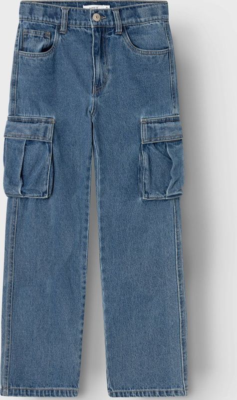 Name It - Ryan St - Spijkerbroek - Denim - Straight Fit - Verstelbare Taille