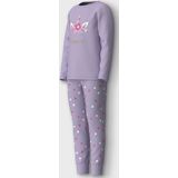 NAME IT - NKFNIGHTSET - Nacht Setje - Pastel Lilac - Meisjes - Lange Mouwen