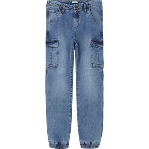 NKMRYAN R Cargo Jeans 3742-MD, blauw (medium blue denim), 122 cm