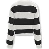 Kids Only Trui Kogfranca Short Stripe Knt Noos 15326339 Cloud Dancer Dames 0 X L116
